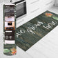 Tapete de cozinha acolchoado antifadiga grande de 20" x 55" (Love Grows Here) 