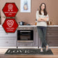 Tapete de cozinha acolchoado antifadiga grande de 20" x 55" (Adoro) 