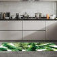 Tapete de cozinha antifadiga Green Leaves 19,6 pol. x 55 pol. 