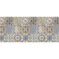 Tapete de cozinha antifadiga Brown Tile 19,6 pol. x 55 pol. 