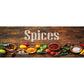 Tapete de cozinha antifadiga Spices 19,6 pol. x 55 pol.