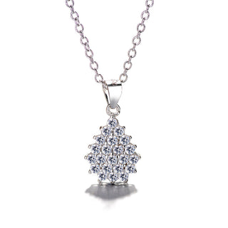 Sterling Silver & Cubic Zirconia Pendant Necklace