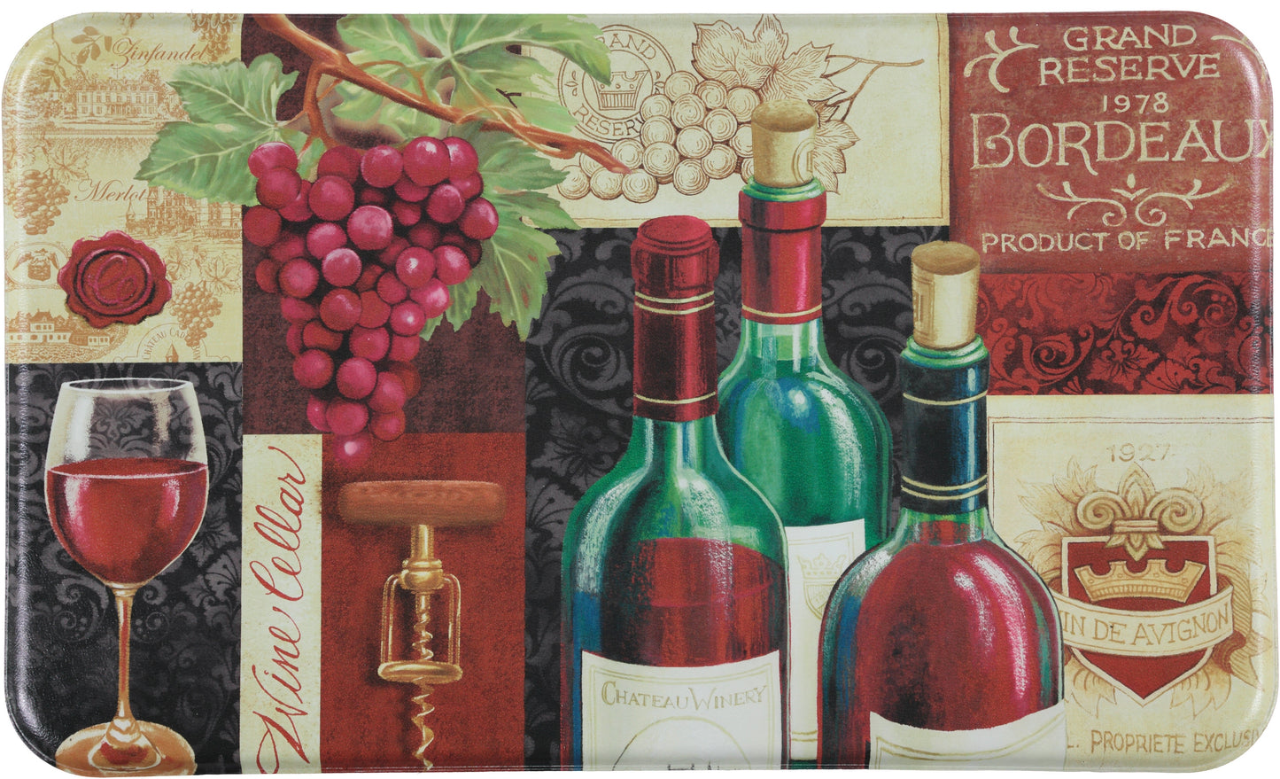 Tapetes de cozinha antifadiga Favorite Reds 