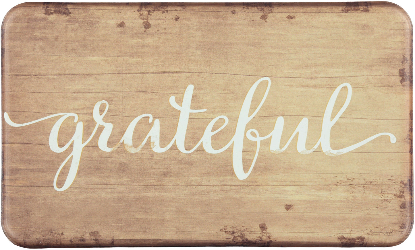 Tapete de cozinha acolchoado grande antifadiga (Grateful)