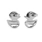 Brinco de patinho com cristal Swarovski em ouro 18K
