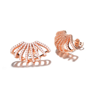 Genuine Crystal 18k Gold Cuff