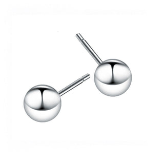 14k Gold and Sterling Silver Ball Studs