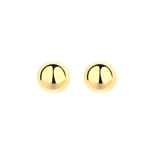 14k Gold and Sterling Silver Ball Studs