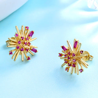 Brinco de cristal Swarovski StarBurst em ouro 18K ou ouro rosa