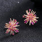 Brinco de cristal Swarovski StarBurst em ouro 18K ou ouro rosa