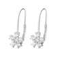 Brincos Amy e Annette Lever Back com Cristais em Ouro 18K