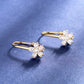 Brincos Amy e Annette Lever Back com Cristais em Ouro 18K
