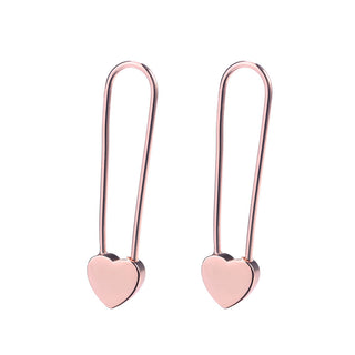 14k Rose Gold over Sterling or Sterling Silver Paper earring