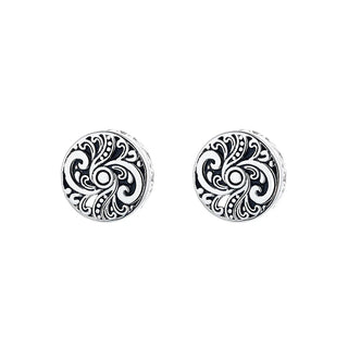 Sterling Silver Artisan Stud Earrings
