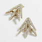 Brincos Centauri em ouro 18K com cristais Swarovski