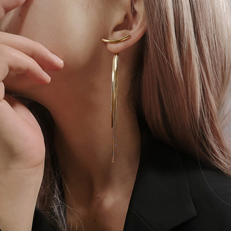 Brincos pendentes de ouro 14K