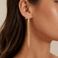 Brincos pendentes de ouro 14K