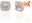 14K Rose Gold/over Sterling Silver