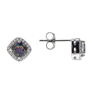 Sterling Silver Mystical Topaz Earrings
