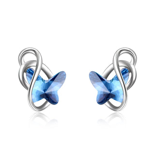 Sterling Silver Butterfly Earrings