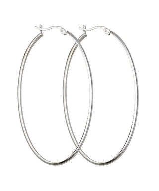Sterling Silver 20mm Hoop Earrings