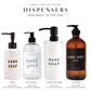15oz Black Stoneware Hand Soap Dispenser