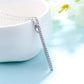 Colares de barra de prata esterlina com cristais Swarovski