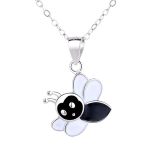 Sterling Silver & Swarovski Crystal Bee Necklace