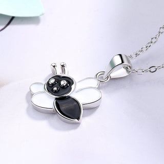 Sterling Silver & Swarovski Crystal Bee Necklace