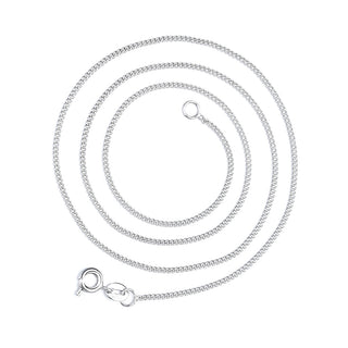 Italian Sterling Silver Cuban Chains