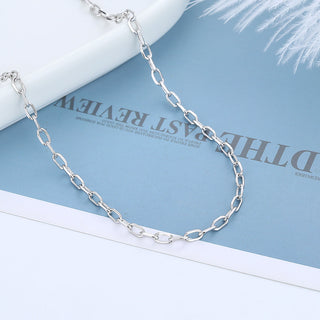Colar com clipe de papel em ouro 18K