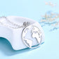 Colares com pingentes World em prata esterlina e ouro rosa