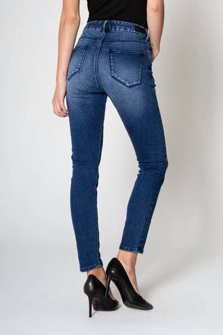 Dear John Denim - Calça jeans skinny Olivia de cintura alta no tornozelo Colville