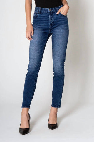 Dear John Denim - Calça jeans skinny Olivia de cintura alta no tornozelo Colville