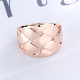Anel Cruzado de Ouro 14K
