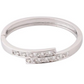 Anel de prata esterlina com cristais Swarovski