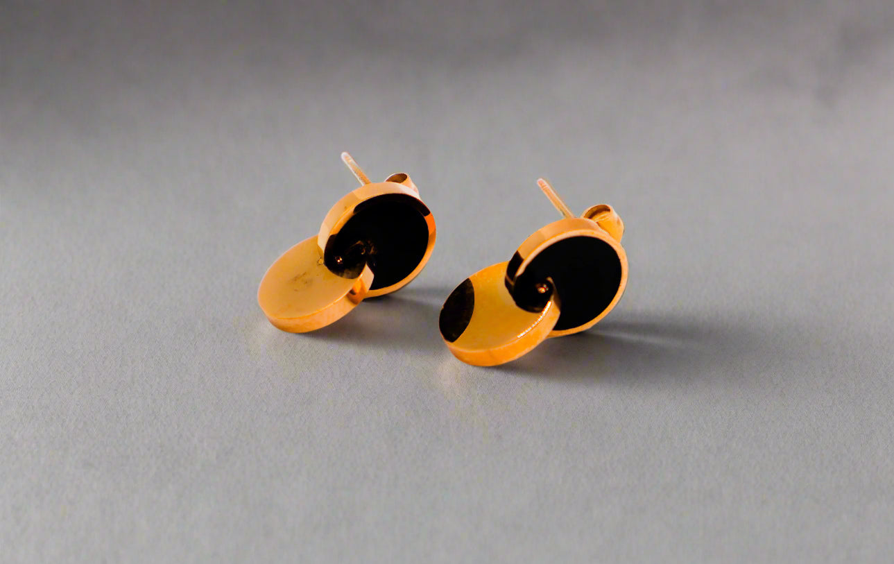 Brincos Harmony Circles – Joias elegantes de prata esterlina para mulheres 