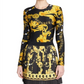 Body estampado Versace Jeans Couture preto tamanho 38 REG