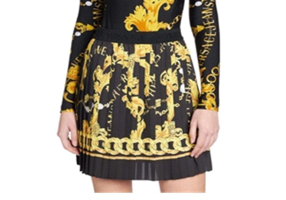 Body estampado Versace Jeans Couture preto tamanho 38 REG
