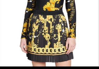 Body estampado Versace Jeans Couture preto tamanho 38 REG