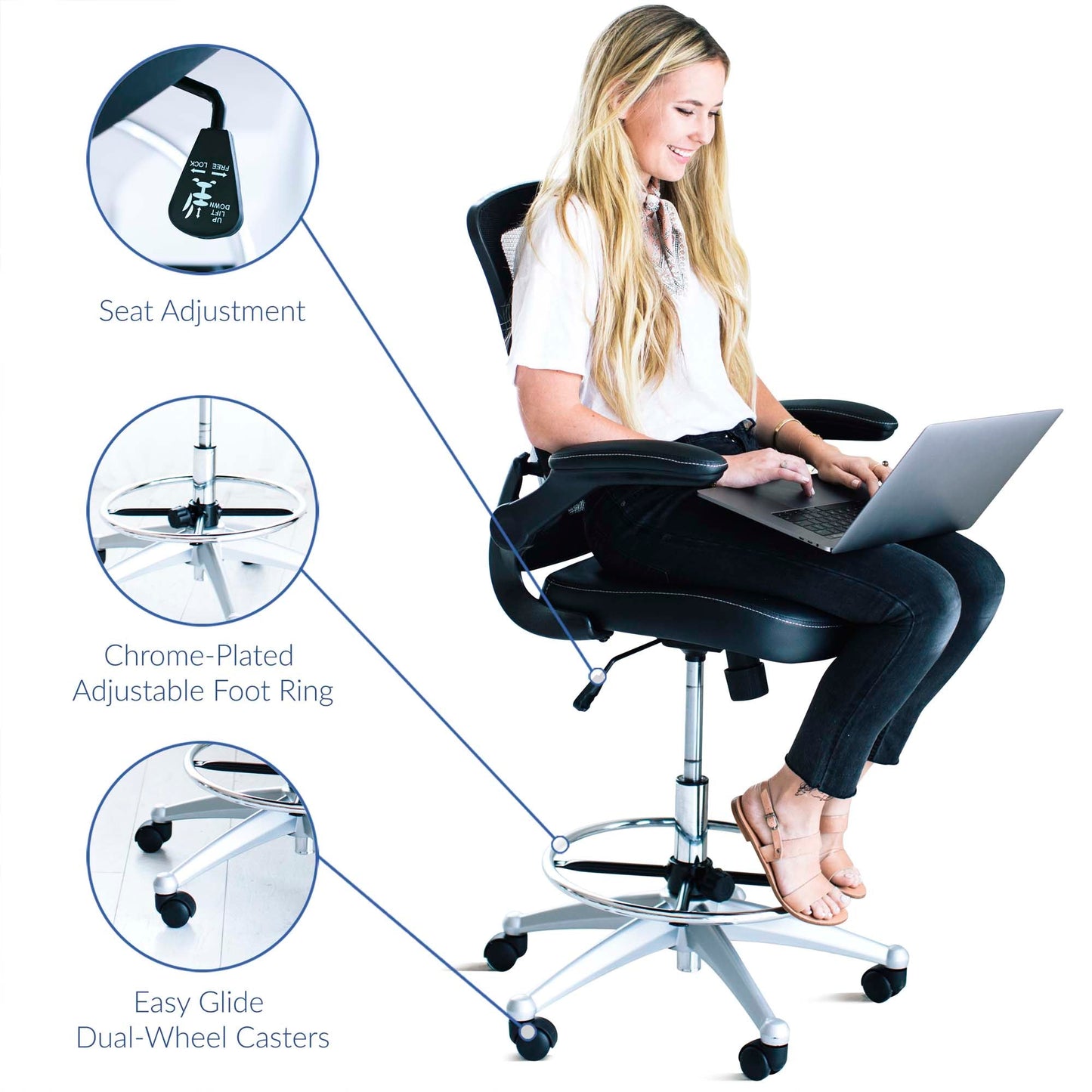 Attainment Vinyl activeing Chair by Modway