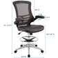 Attainment Vinyl activeing Chair by Modway