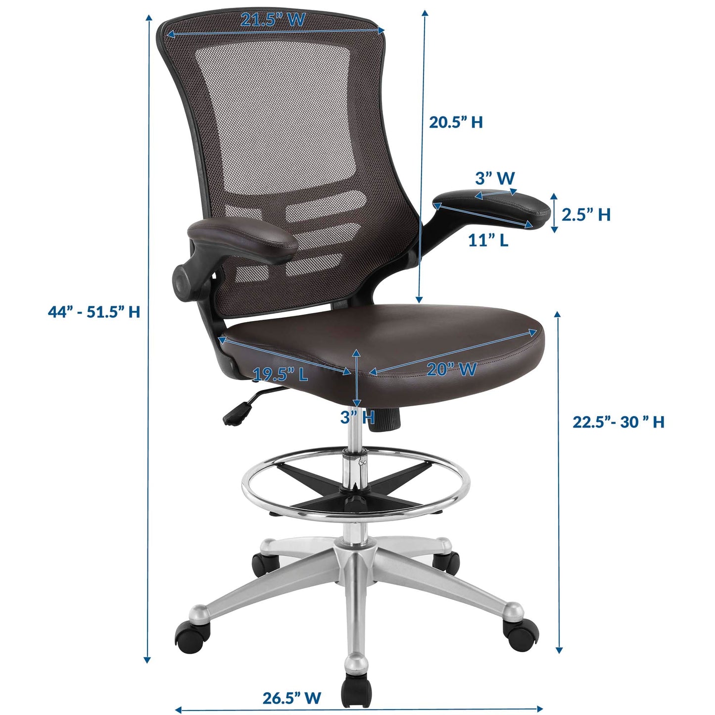 Attainment Vinyl activeing Chair by Modway