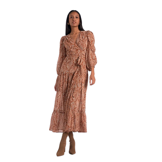 MAXI WRAP DRESS