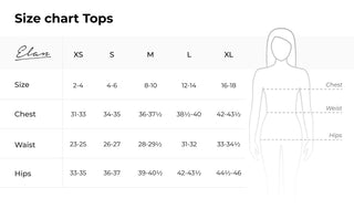 Elan - Long Sleeve V-neck Top With Ruffle Detail