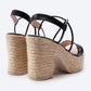 Elia Leather Espadrille Sandal Heels