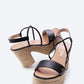 Elia Leather Espadrille Sandal Heels