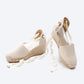 Escala Canvas Espadrille Cunhas