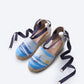 Escala Mediterranean Dreams Canvas Espadrilles Wedges