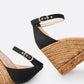 Estartit Canvas Espadrille Wedges